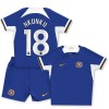 Maillot de Supporter Chelsea Nkunku 18 Domicile 2023-24 Pour Enfant